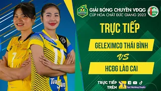 Tường thuật | GELEXIMCO THÁI BÌNH vs HCĐG LÀO CAI | Bảng Nữ - Giải bóng chuyền VĐQG cúp HCĐG 2024