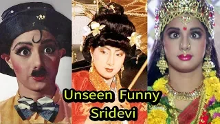 Sridevi  Rare and Unseen Funny Photos  | Tribute video