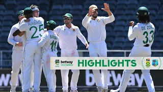 Proteas vs West Indies | 2nd Test | Highlights | Day 2 | DP World Wanderers, Johannesburg