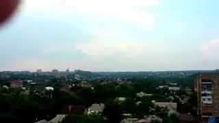 11 07 2015 Донецк - Сильные бои на северо-западе города