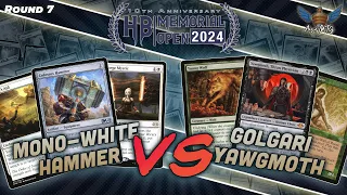 MTG Modern | Mono-White Hammer vs Golgari Yawgmoth | Hunter Burton Memorial Open | Round 7