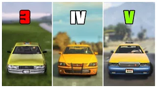 TAXIS (Evolution) In GTA GAMES (1997-2020)