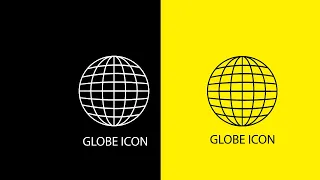 How to create globe icon using illustrator CC ?