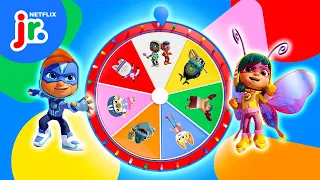 Mystery Wheel of Sports! ⚽️ Mighty Little Bheem, Action Pack, & More! | Netflix Jr