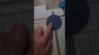Cut a Circle in Half perfectly with Creative Memories 12-Inch Trimmer