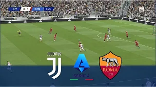 HIGHLIGHTS JUVENTUS v ROMA | Lega Serie A 2021/22 | Realistic Gameplay