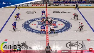 NHL 22 Online Versus! Wild Finish! Washington Capitals vs New York Rangers 4K60FPS! PS5 Gameplay