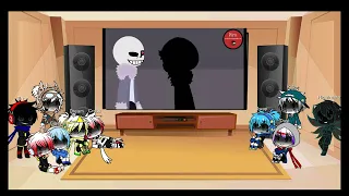 (Old) Sans AUS React to Infection Clue VS Insanity Sociopath (Requested) (Read Description)