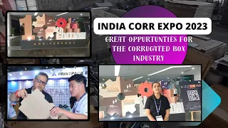 India Corr Expo 2023 I  Latest Machineries I  Box-folding industry