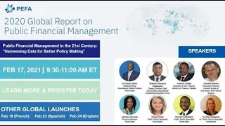 Virtual Launch of the First Global Report on Public Financial Management 17 of February 2021