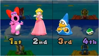 Mario Party 9 Garden Battle - Peach vs Birdo vs Koopa Troopa vs Kamek Gameplay | MARIOGAMINGHUB