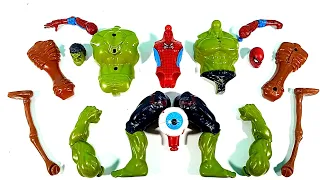 Assemble Marvel Avengers Siren head, Spider-Man VS Hulk Smash