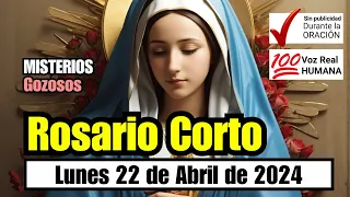 🌹A REZAR EL ROSARIO CORTO DE HOY Lunes 22 de ABRIL GOZOSOS 📿 | Guía Práctica para Hacer el Rosario