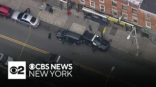 At least 3 injured, including 2 police officers, in Jersey City car crash