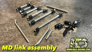 New Mazz Designs suspension and steering link tutorial!