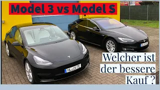 Neues Tesla Model 3 vs gebrauchtes Model S