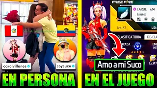 ¡BUSCANDO DUOS DE FREE FIRE QUE SE CONOCIERON EN PERSONA! *ESTO ES REAL*