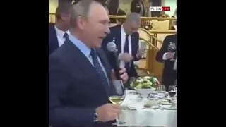 Путин: простой понятный и ясный тост - за шахтёра!