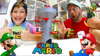 Father Vs Son PLAY BLOW UP SHAKEY TOWER! / Mario & Luigi Time