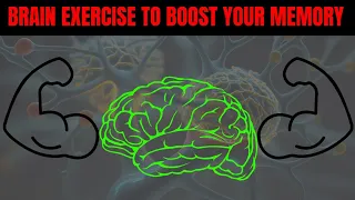 BRAIN EXERCISE TO SHARPEN YOUR MEMORY | #4