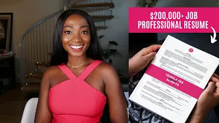 How to write a PROFESSIONAL Resume (For HIGH PAYING JOBS) + Free Sample & Step by Step Course!