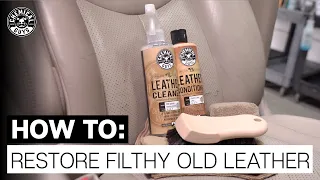 How To Restore Trashed Leather! - Chemical Guys