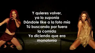 Karol G, Shakira - TQG (Letra/Lyrics)