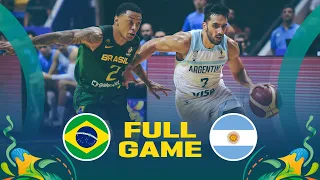 Brazil v Argentina | FINAL | Basketball Full Game | FIBA AmeriCup 2022