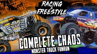 BeamNG Multiplayer 8 MONSTER TRUCK Racing & Freestyle!!Complete Chaos!!