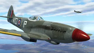 Bubble Spitfire Duo - Taring up Finnish Virtual Pilots - Spitfire XIV - IL-2: Great Battles