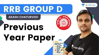 Previous Year Paper | Reasoning | RRB GROUP D | Akash Chaturvedi | Wifistudy