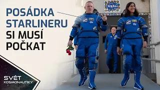 Odklad startu Starlineru, statický zážeh Starship a Chang’e 6 u Měsíce