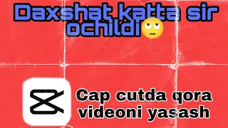 CAPCUT DA QORA VIDEO YASASH SIRI 100% TOLIQ ORGATILGAN #capcut #kinemaster #vivacut #respect