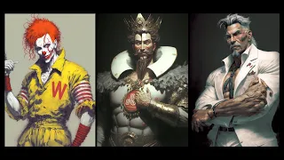 Fast Food Mascots, but it's 2023 Fighting Game