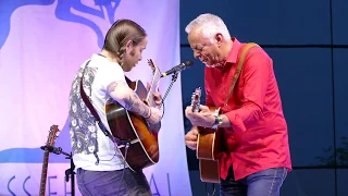 "Guitar Boogie" Tommy Emmanuel and Billy Strings at GreyFox Bluegrass Festival 2019