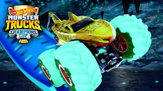 EPICKI BLASK PODZIEMNEGO WYŚCIGU! 🏆 | Cały odcinek | Hot Wheels Monster Trucks Puchar Mistrza