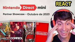 NINTENDO, AGORA VOCÊS ACERTARAM! Nintendo Direct Mini Partner Showcase REACT