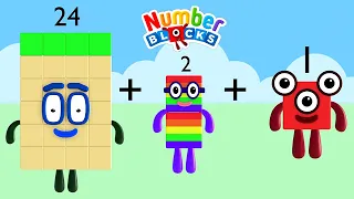 Numberblocks & Numberjacks Multiple Addition Random Digits