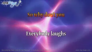 Gary Lewis & The Playboys   Everybody Loves A Clown Karaoke Version Instrumental