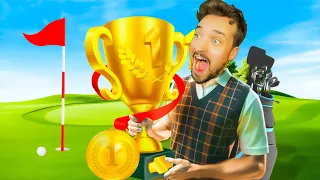 MY FIRST TIME WINNING... (Golf It)