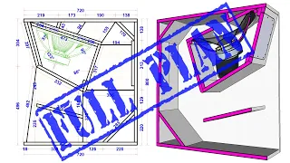 DIY Speaker Box Plan 1x15" |  Folded Horn KATAGAR115