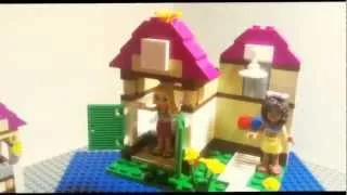 Lego Friends 41008 Großes Schwimmbad animierter Aufbau Teil 2