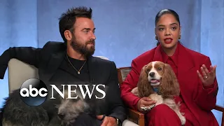 Justin Theroux and Tessa Thompson talk new ‘Lady and the Tramp’ roles l GMA