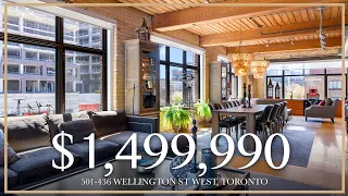 $1,499,990 - Love hard lofts? This one is for sale! - 436 Wellington St West, Loft 501, Toronto