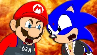 ► Гейская разборка - Марио против Соника ◄ MARIO VS SONIC - Animation Parody (Rus by Mia & Rissy)