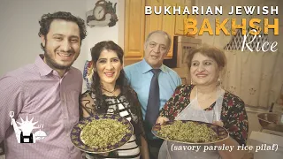Native Dish: Bukharian Jewish Bakhsh Rice - NYC Immigrant Cuisine: Manashe Khaimov