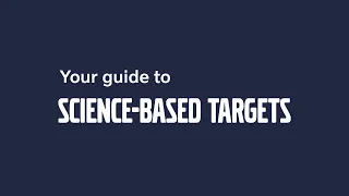 A guide to science based targets