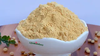 HOW TO MAKE SOY BEANS POWDER/EASY HOMEMADE PROTEIN POWDER