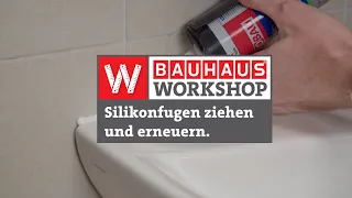 Silikonfugen entfernen und neu ziehen [Anleitung] | BAUHAUS Workshop