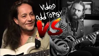 Jake E. Lee VS Zakk Wylde Bark at the Moon SOLO!